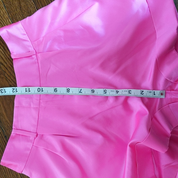 The Bar Dylan Shorts Bubblegum Pink Silk - Picture 8 of 9